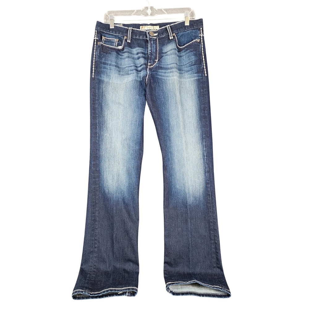 BKE Drew Bootcut Jeans Womens 30x33.5 Dark Wash‎ Stretch Denim Blue BK17139L